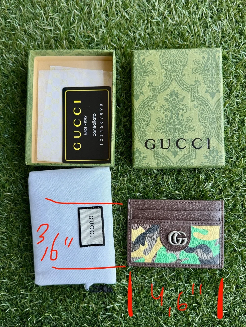 Gucci double card holder
